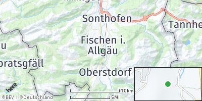 Google Map of Fischen im Allgäu