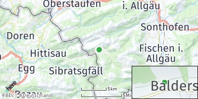 Google Map of Balderschwang