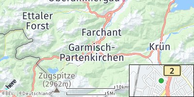 Google Map of Garmisch-Partenkirchen