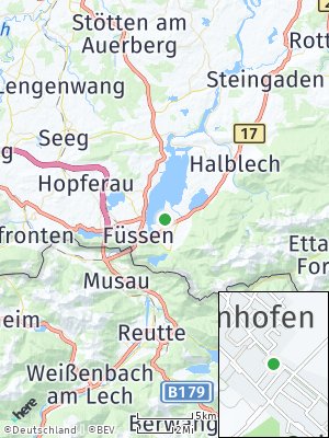 Here Map of Schwangau