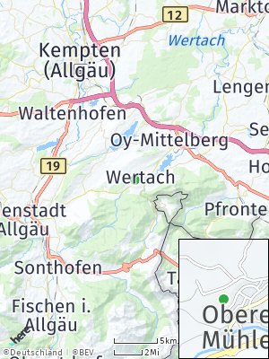 Here Map of Wertach
