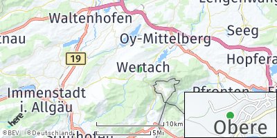 Google Map of Wertach
