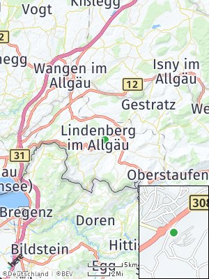 Here Map of Lindenberg im Allgäu