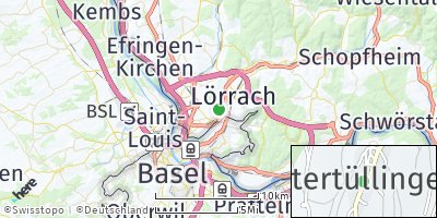 Google Map of Tüllingen