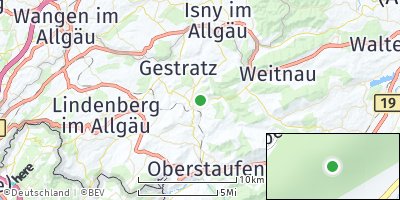 Google Map of Grünenbach