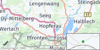 Google Map of Hopferau