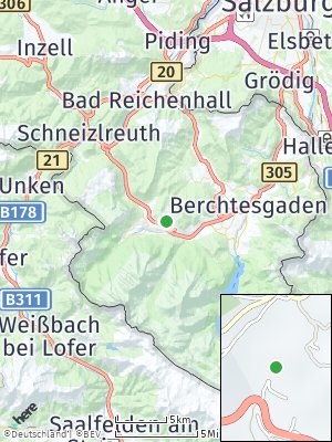 Here Map of Ramsau bei Berchtesgaden