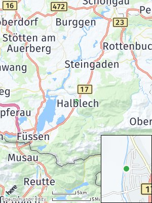 Here Map of Halblech