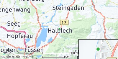 Google Map of Halblech