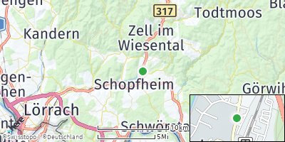 Google Map of Fahrnau