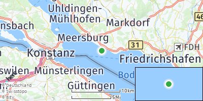 Google Map of Hagnau am Bodensee