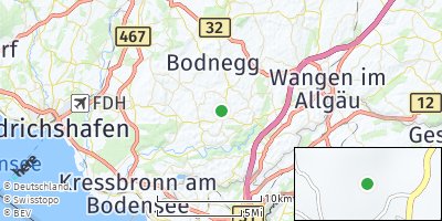 Google Map of Neukirch bei Tettnang