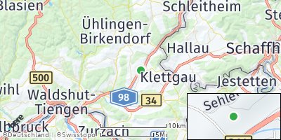 Google Map of Wutöschingen