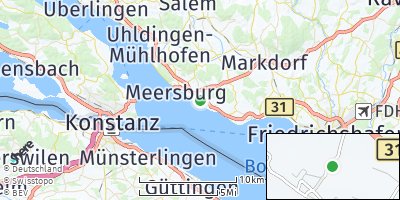 Google Map of Stetten bei Meersburg