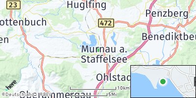Google Map of Seehausen am Staffelsee