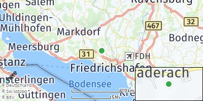 Google Map of Unterraderach
