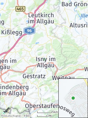 Here Map of Isny im Allgäu