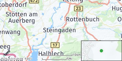Google Map of Steingaden