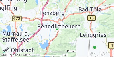 Google Map of Benediktbeuern