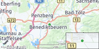 Google Map of Bichl bei Bad Tölz