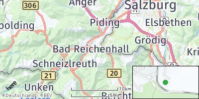 Google Map of Bayerisch Gmain