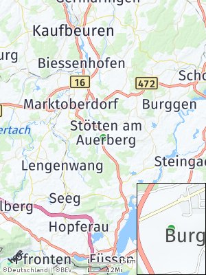 Here Map of Stötten am Auerberg