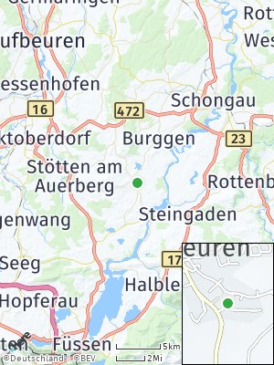 Here Map of Bernbeuren