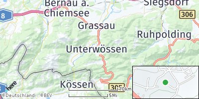 Google Map of Unterwössen