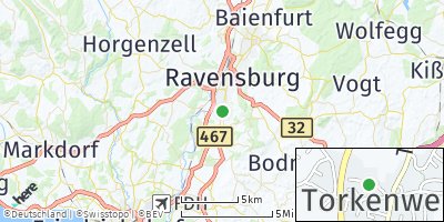 Google Map of Torkenweiler