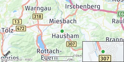 Google Map of Hausham