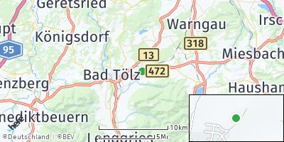 Google Map of Gemeinde Greiling