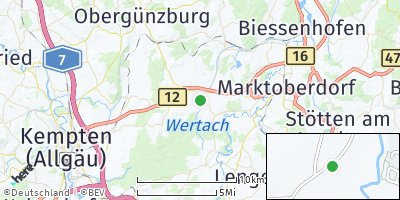 Google Map of Unterthingau