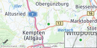 Google Map of Wildpoldsried