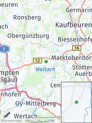 Here Map of Unterthingau