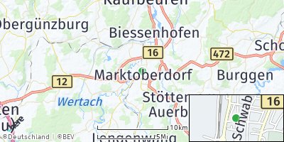 Google Map of Marktoberdorf