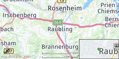 Google Map of Raubling