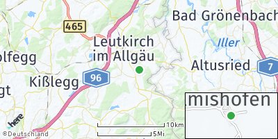 Google Map of Grünenbach