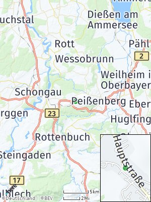 Here Map of Hohenpeißenberg