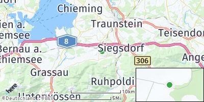 Google Map of Bergen im Chiemgau