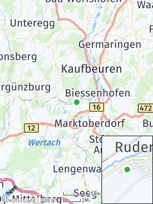 Here Map of Ruderatshofen