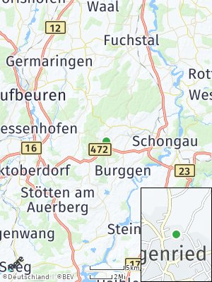 Here Map of Ingenried bei Schongau