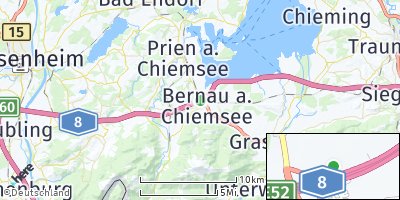 Google Map of Bernau am Chiemsee