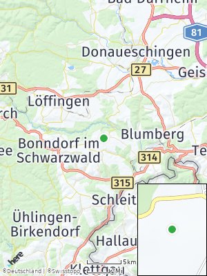 Here Map of Wutach