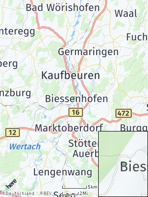 Here Map of Biessenhofen