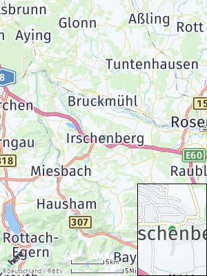 Here Map of Irschenberg
