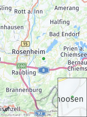Here Map of Riedering bei Rosenheim
