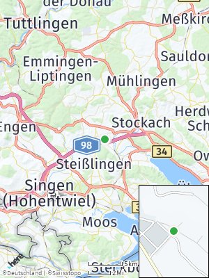 Here Map of Orsingen-Nenzingen