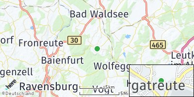 Google Map of Bergatreute