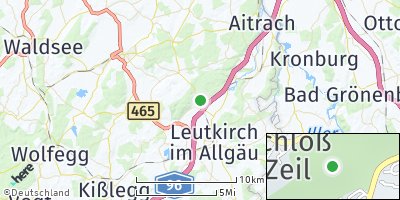 Google Map of Schloß Zeil