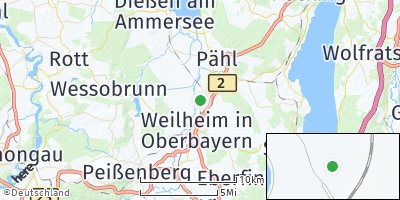 Google Map of Wielenbach
